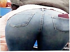 Nice Candid Jeans Arse with Pantyline
